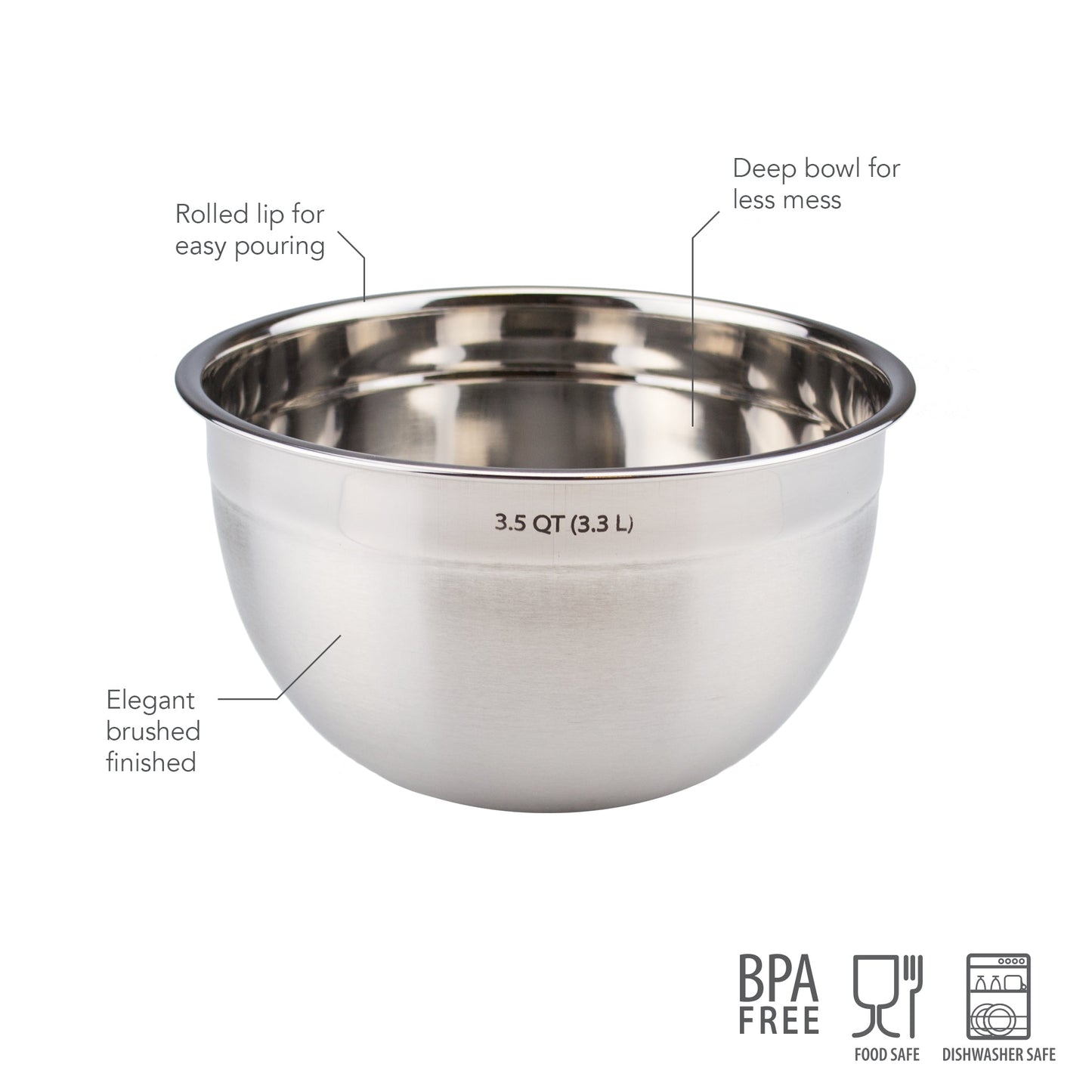 Stainless Steel Mixing Bowl Set