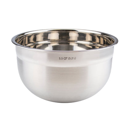 Stainless Steel Mixing Bowl 5.5 QT