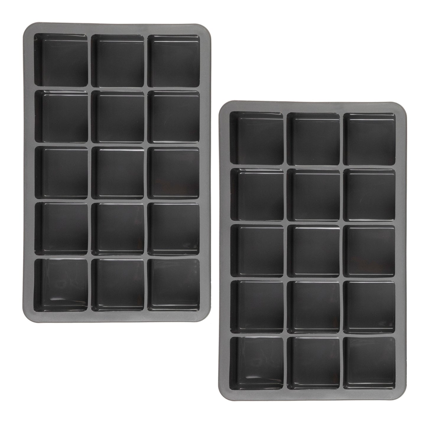 Perfect Cube Silicone Ice Molds - Set of 2