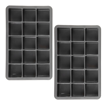 Perfect Cube Silicone Ice Molds - Set of 2