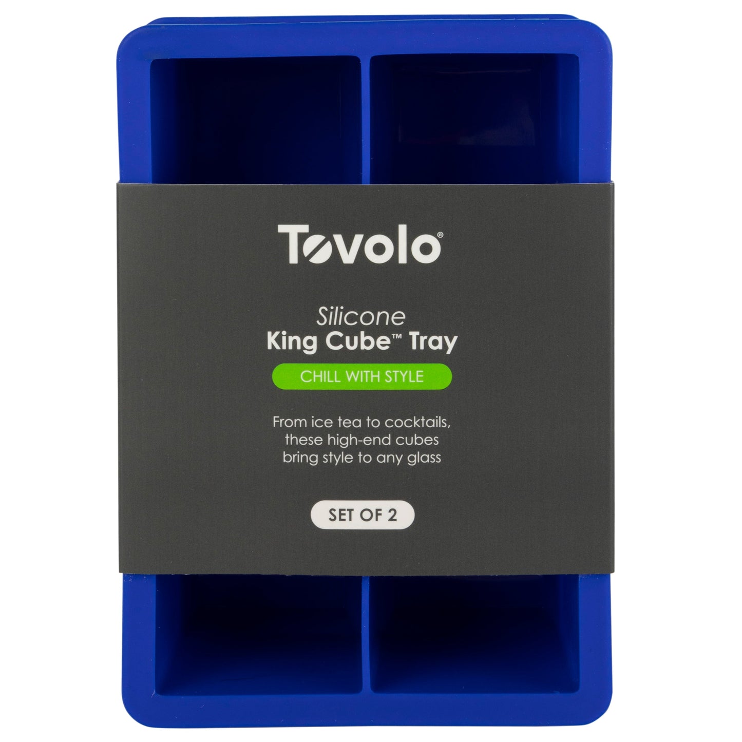 Tovolo King Cube Silicone Ice Molds - Set of 2