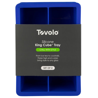 Tovolo King Cube Silicone Ice Molds - Set of 2