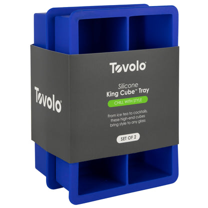 Tovolo King Cube Silicone Ice Molds - Set of 2