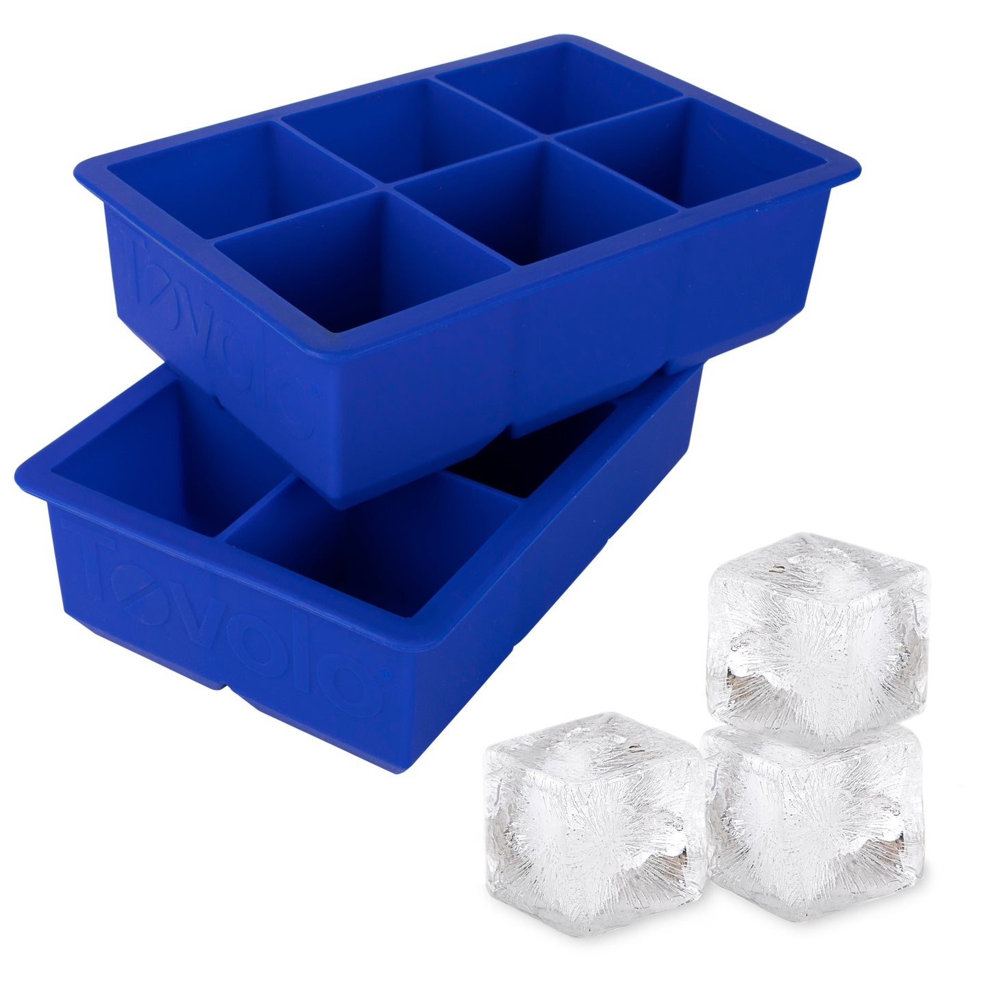 Tovolo King Cube Silicone Ice Molds - Set of 2