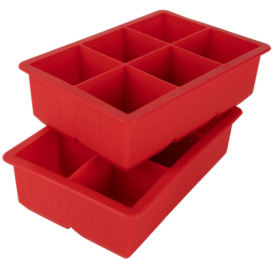 Tovolo King Cube Silicone Ice Molds - Set of 2