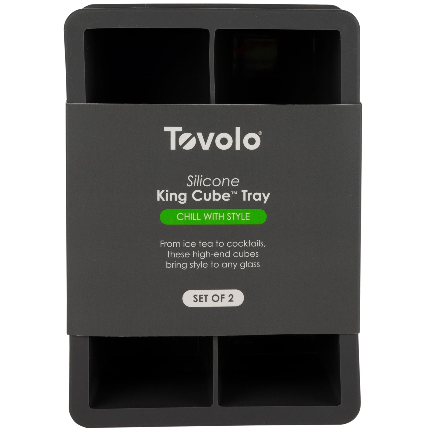 Tovolo King Cube Silicone Ice Molds - Set of 2