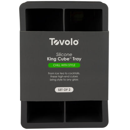 Tovolo King Cube Silicone Ice Molds - Set of 2