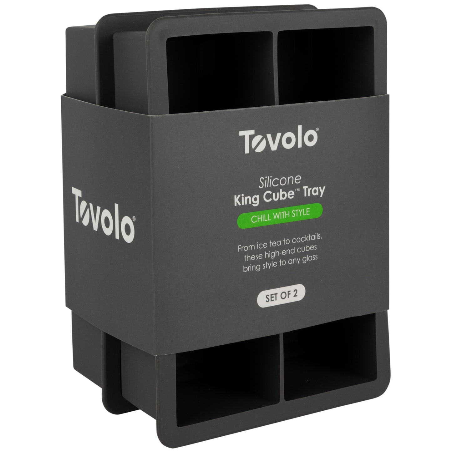 Tovolo King Cube Silicone Ice Molds - Set of 2