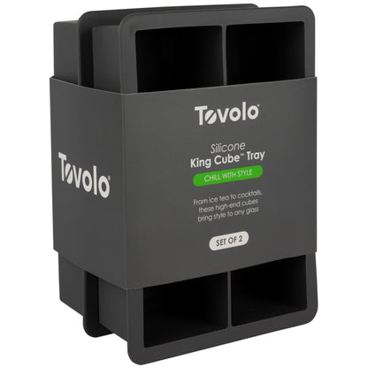 Tovolo King Cube Silicone Ice Molds - Set of 2