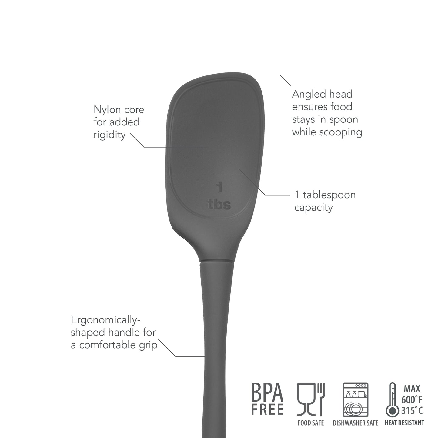 Flex-Core Silicone Deep Spoonula