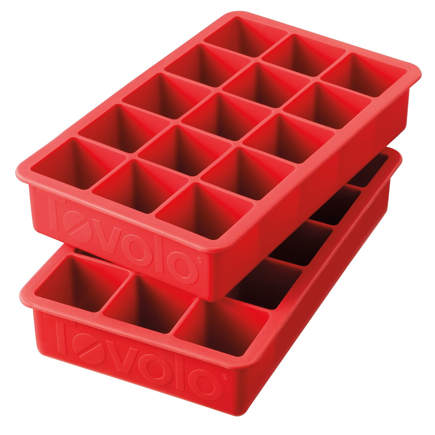 Perfect Cube Silicone Ice Molds - Set of 2