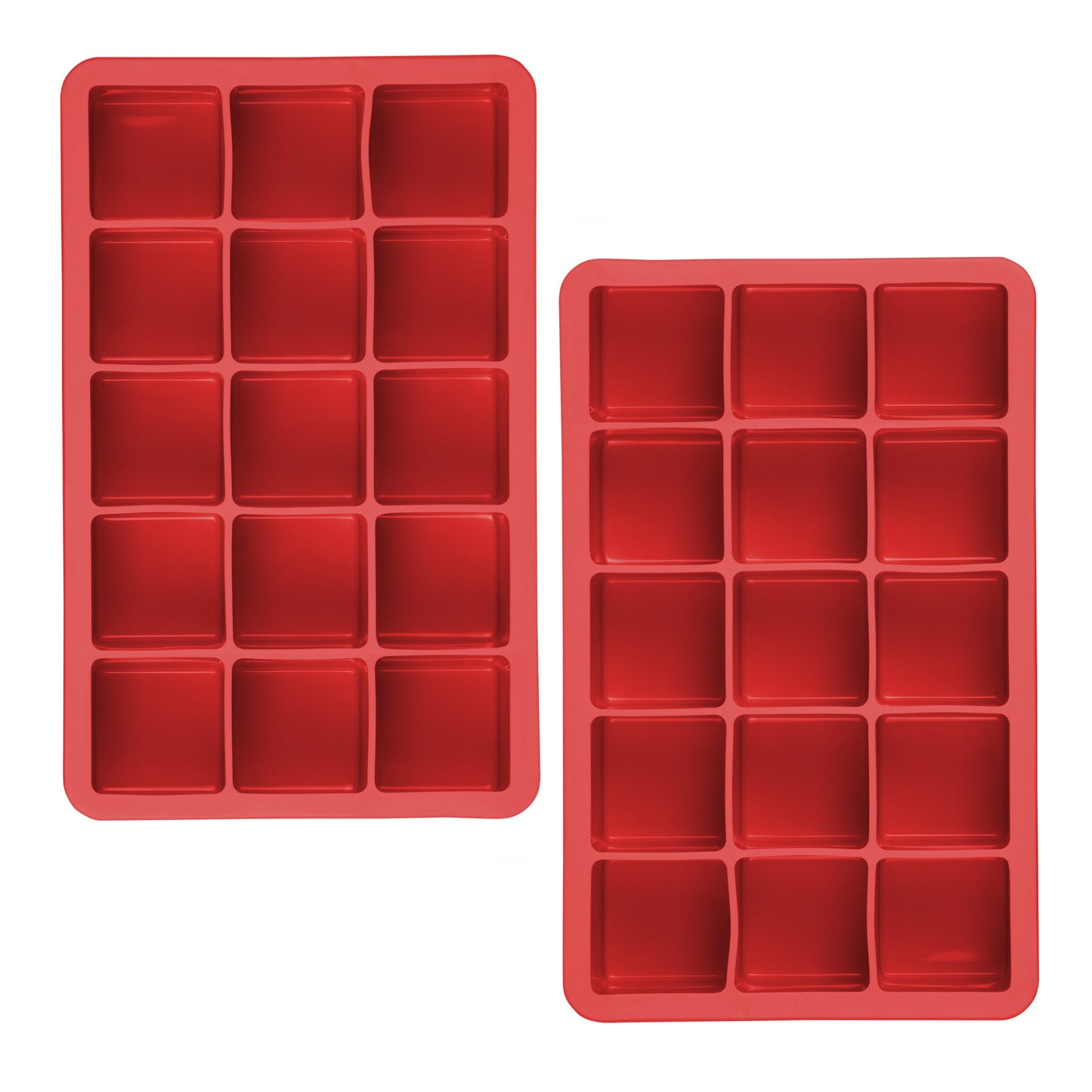 Perfect Cube Silicone Ice Molds - Set of 2