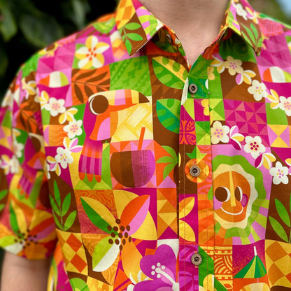 Jeff Granito's 'Californi-Aloha' Modern Fit Button-Up Shirt - Unisex - Ready to Ship!