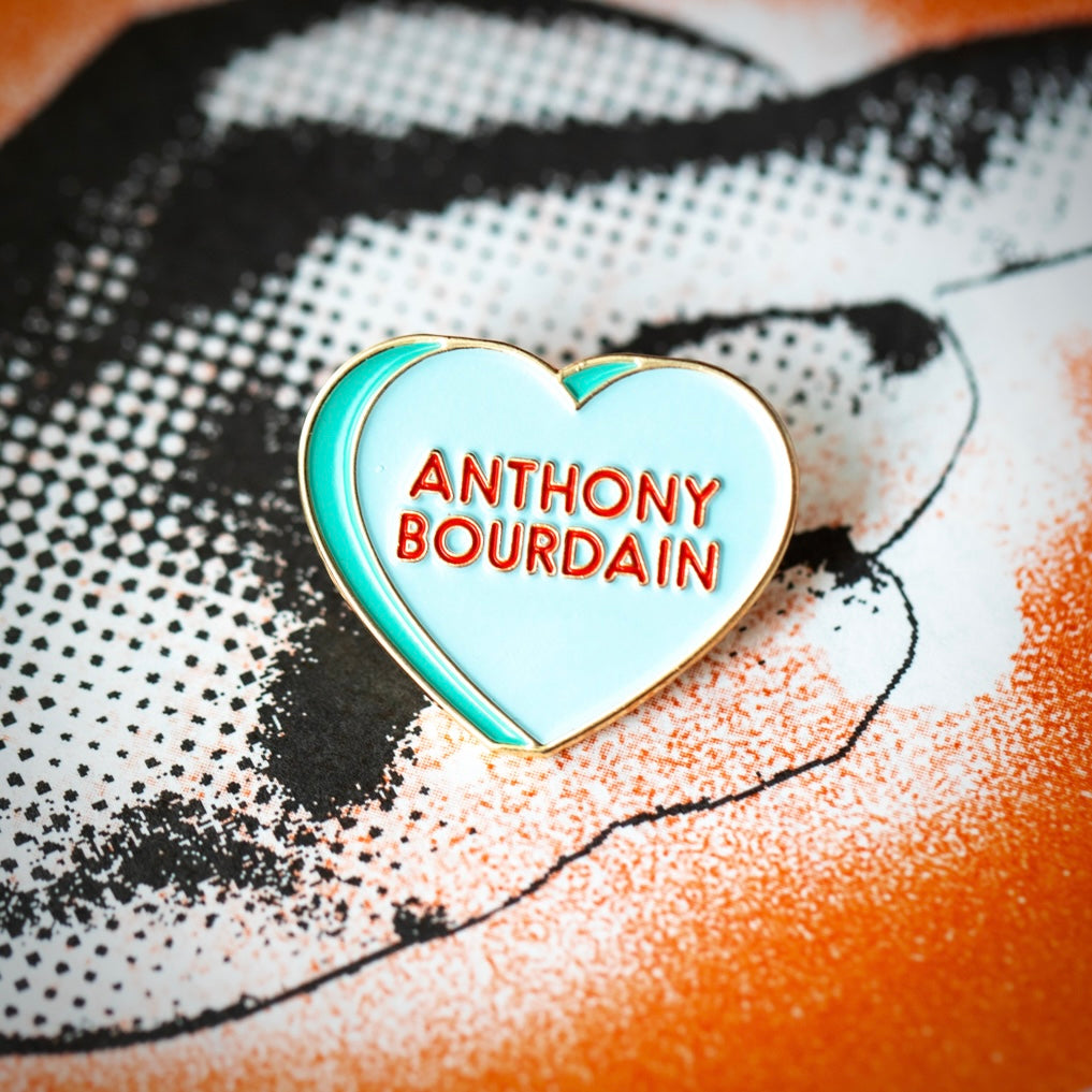 Anthony Bourdain Sweethearts Pin