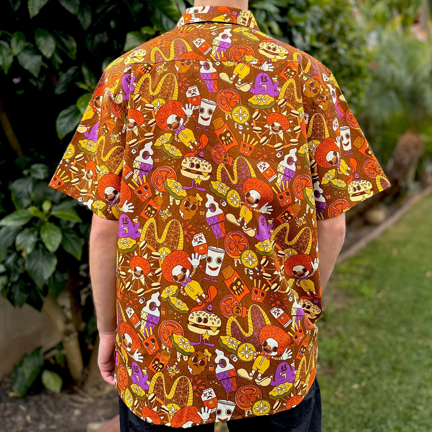 Jeff Granito's 'Happy Land' Modern Fit Button-Up Shirt - Unisex - Ready to Ship!