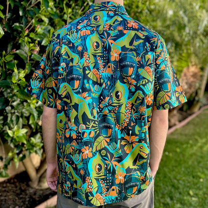 Jeff Granito's 'Island of the Lost' Modern Fit with Flex Button-Up Shirt - Unisex - Ready to Ship! (FREE SHIPPING in U.S.)