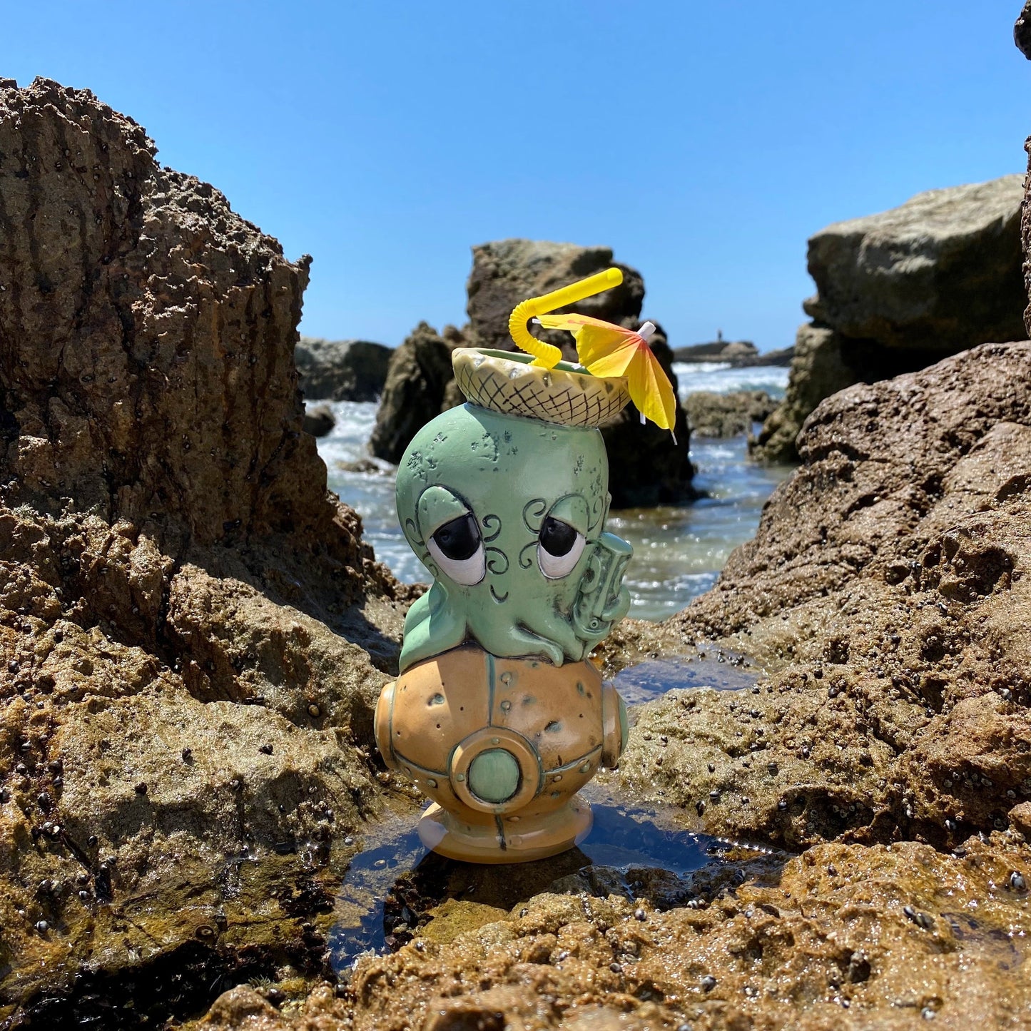 Tiki tOny's Drunktapus Tiki Mug (Whoopsies), sculpted by Thor - Ready to Ship! (FREE SHIPPING in U.S.)