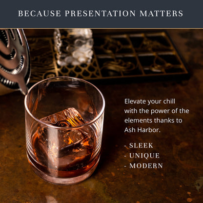 Elements Ice Design Tray for Clear Ice Cocktails and Whiskey