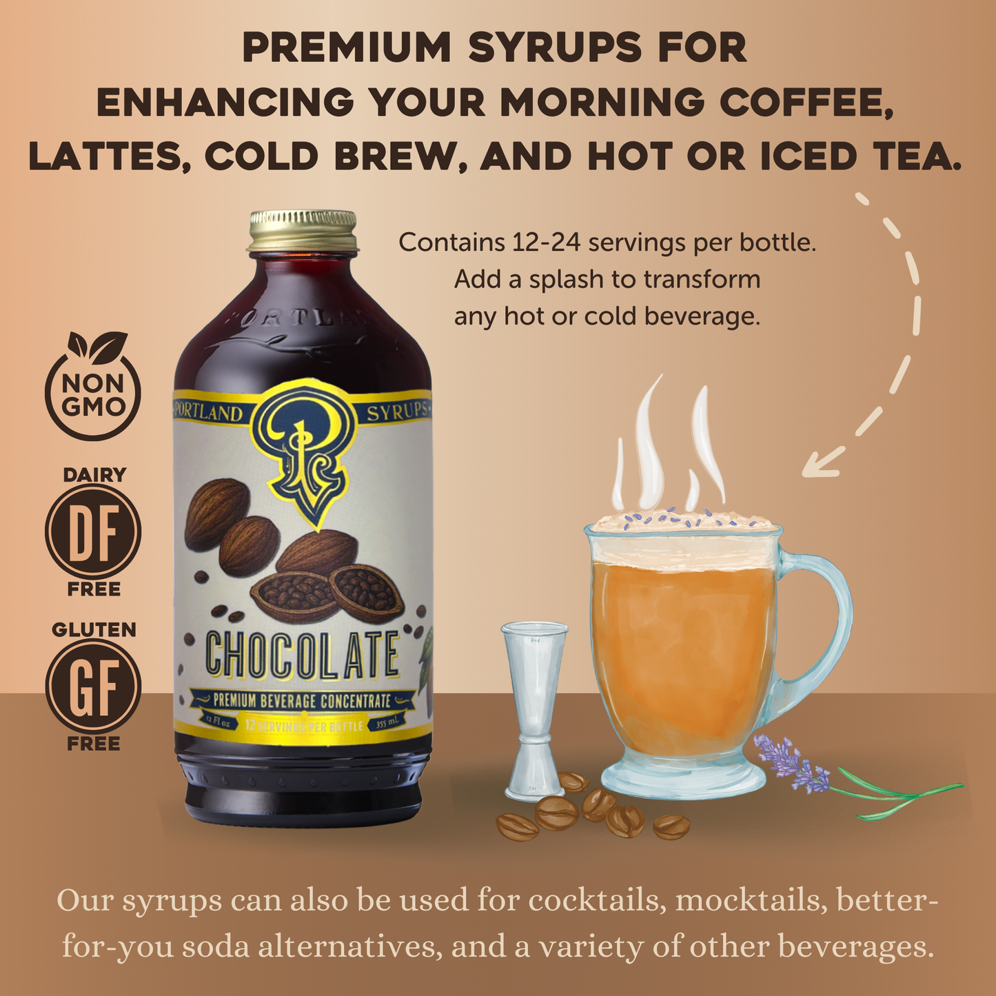 Portland Syrups Chocolate Syrup
