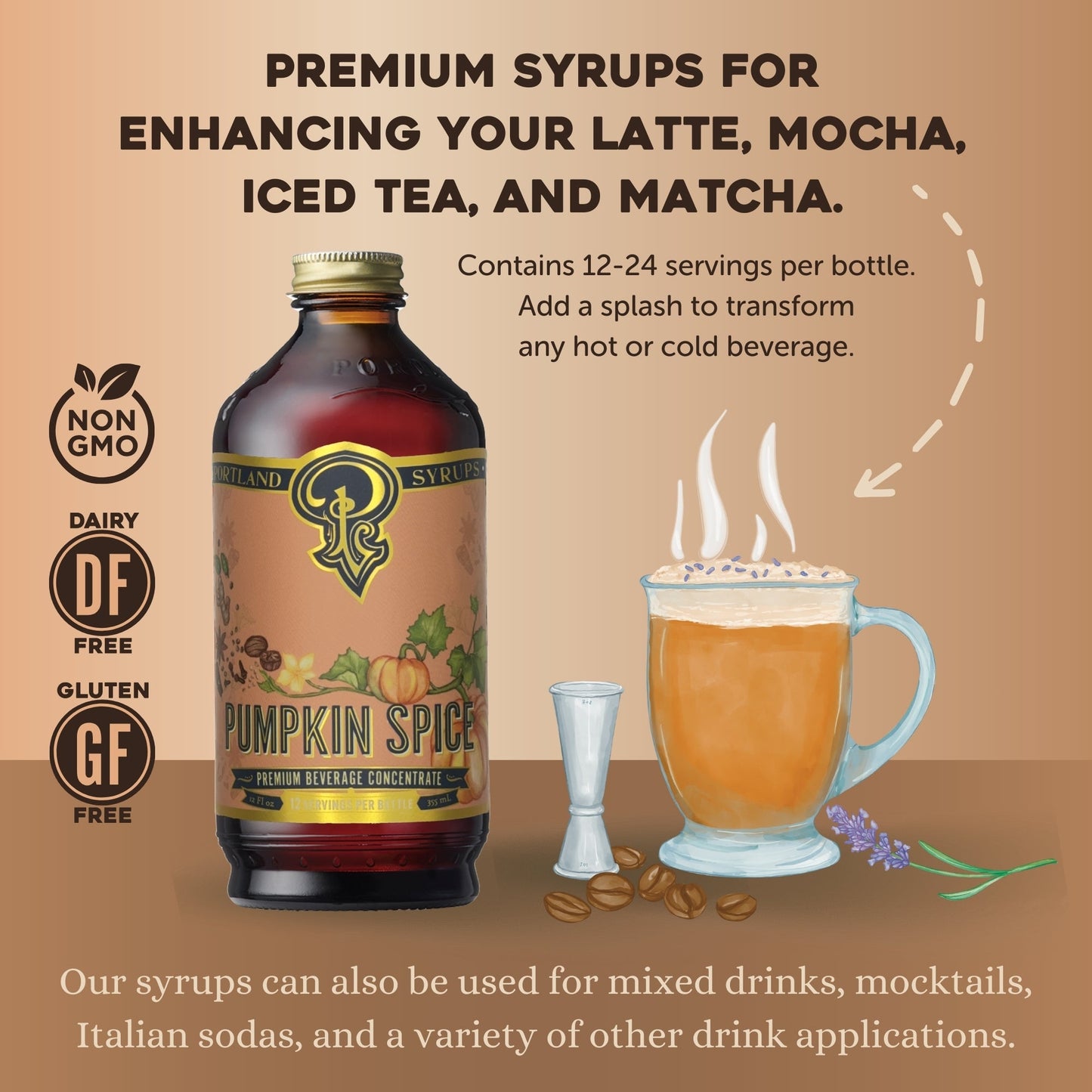 Portland Syrups Pumpkin Spice Syrup