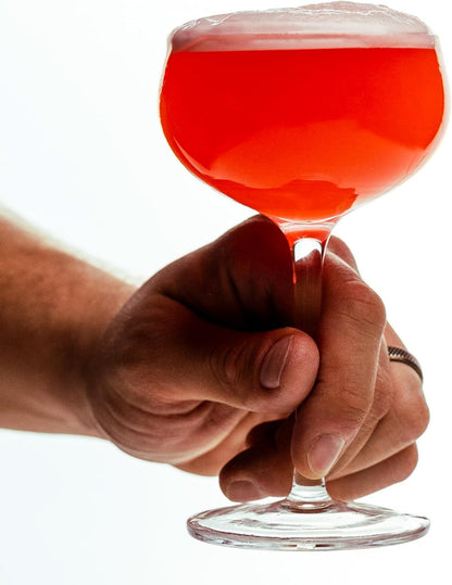 Amehla x The Educated Barfly Collection Coupe Cocktail Glass - 7-ounce, Set of 2