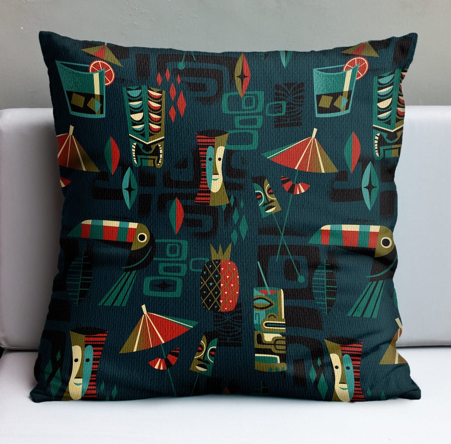 Jeff Granito's 'Atomic Cocktail' Pillow Cover - Ready to Ship! (FREE SHIPPING in U.S.)