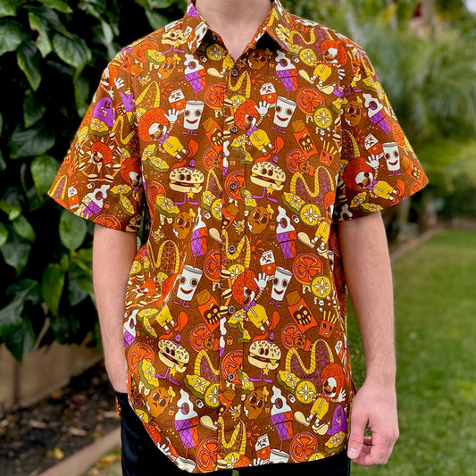 Jeff Granito's 'Happy Land' Modern Fit Button-Up Shirt - Unisex - Ready to Ship!