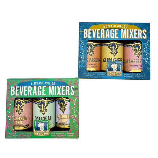 Portland Syrups 3 Pack Sampler Pack, Set of 2, Blue and Emerald Boxes
