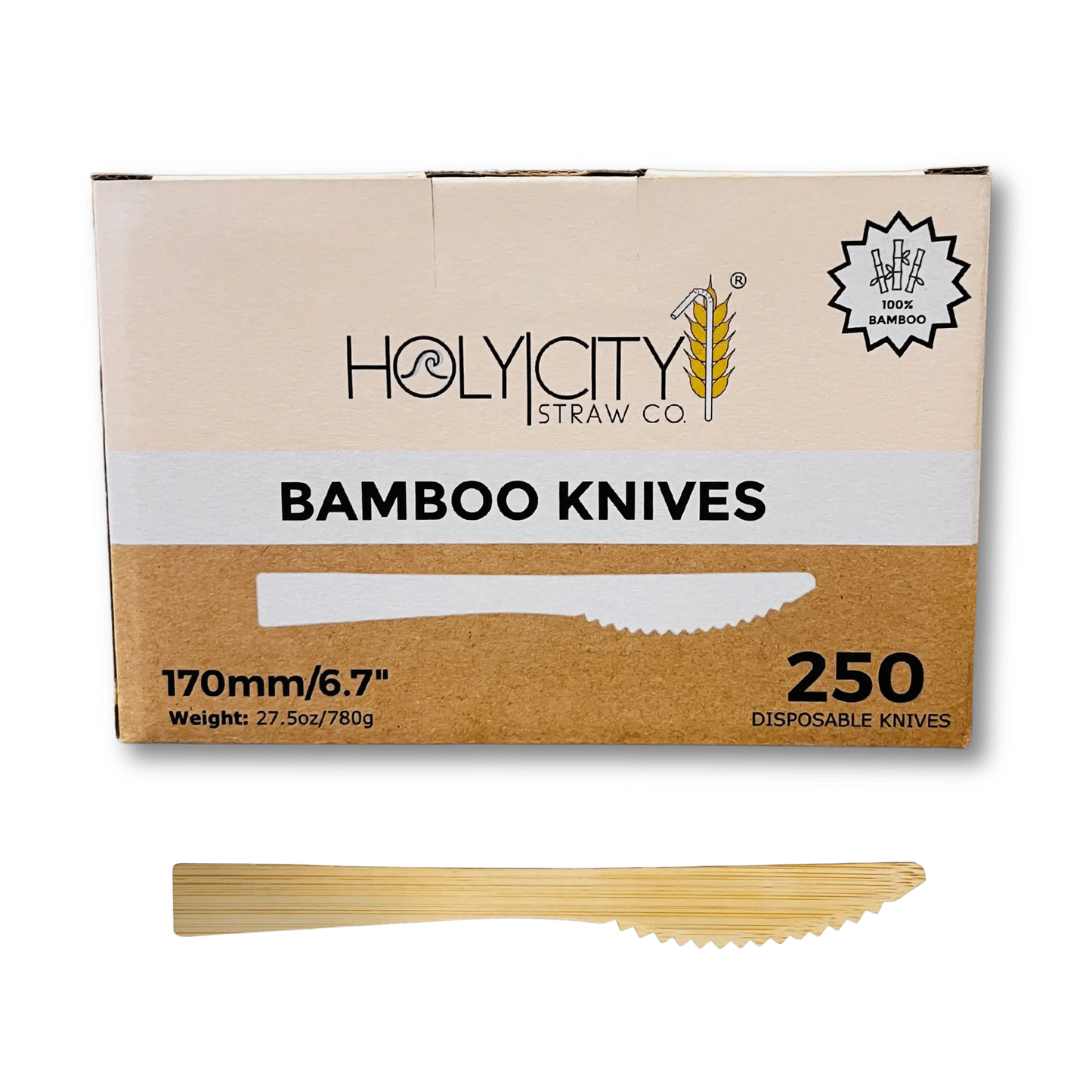 6.7" Bamboo Knives