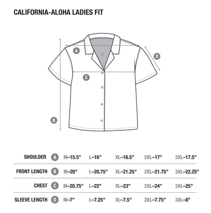 Jeff Granito's 'Deep Dive' Classic Aloha Button-Up Shirt - Womens - Ready-to-Ship!