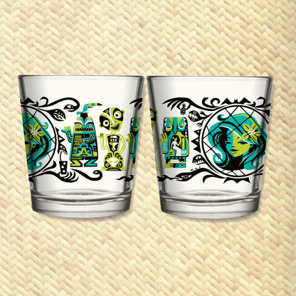 Jeff Granito's 'Calling All Spirits' Mai Tai Cocktail Glass (1) - Ready to Ship!