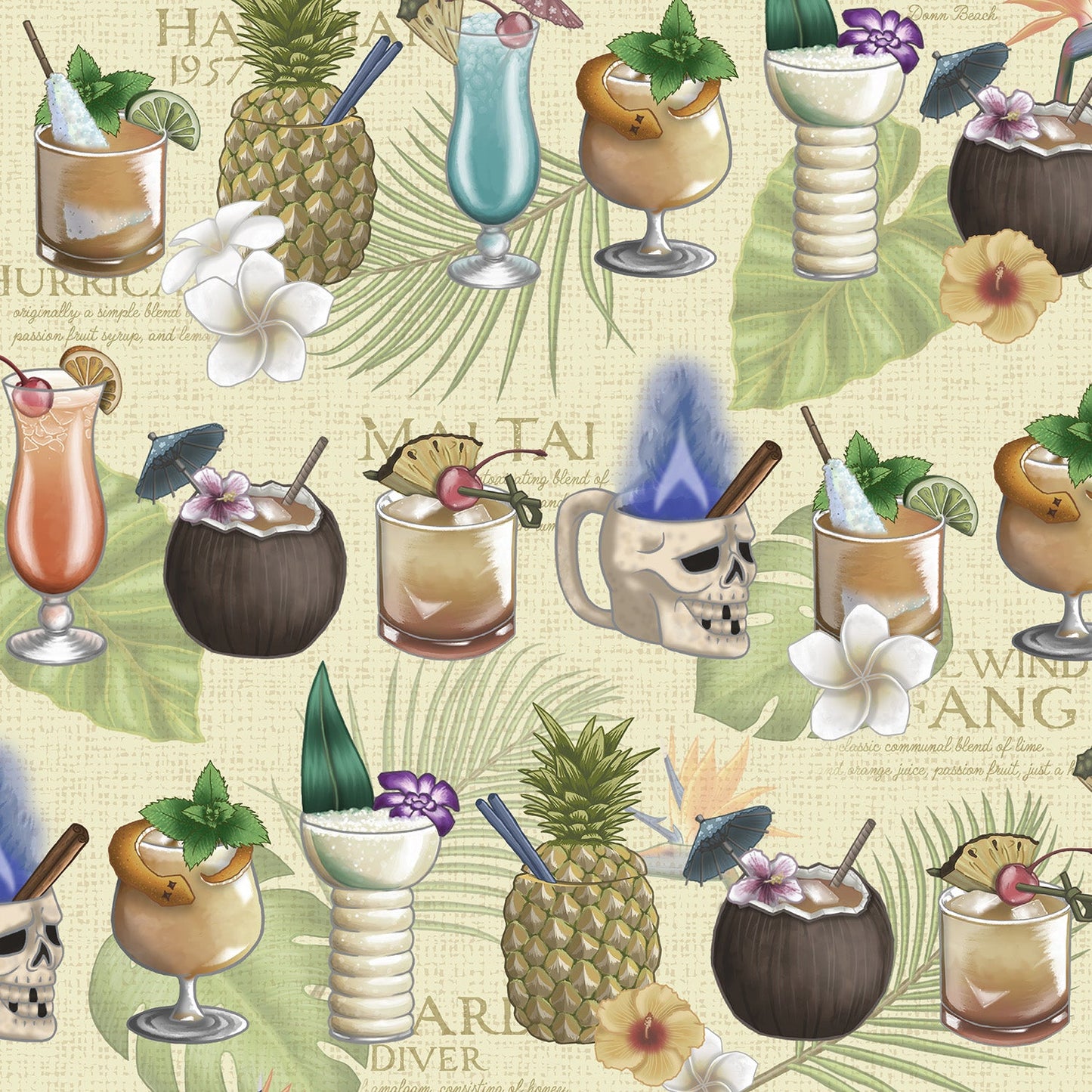 TikiLand Trading Co. 'Classics of Tiki' - Classic Aloha Button-Up Shirt - Womens - Ready to Ship! (US shipping included)