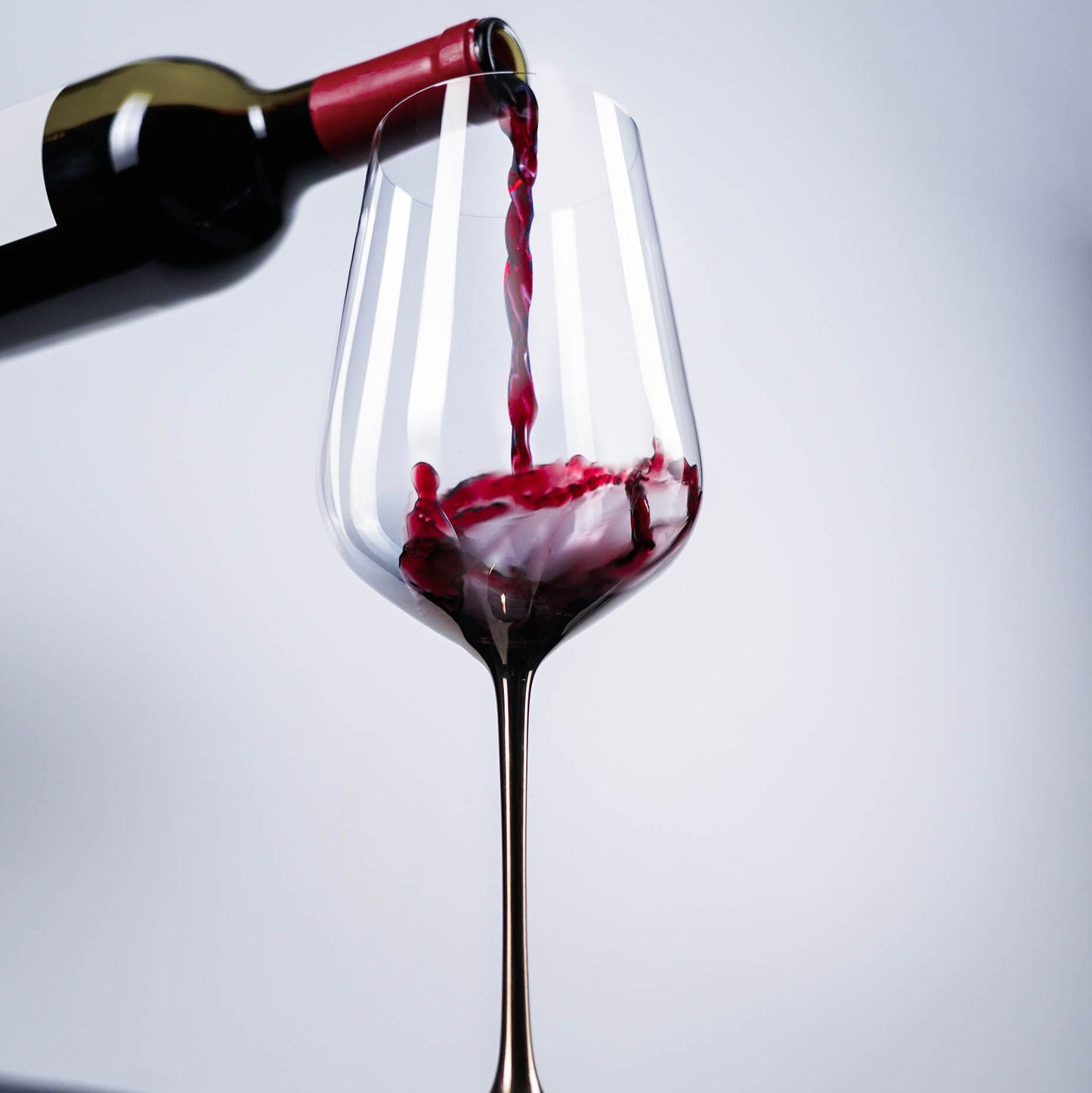 Lemonsoda - Full-Bottle Premium Artisan Copper Wine Glasses (750 mL / 25 fl. oz)