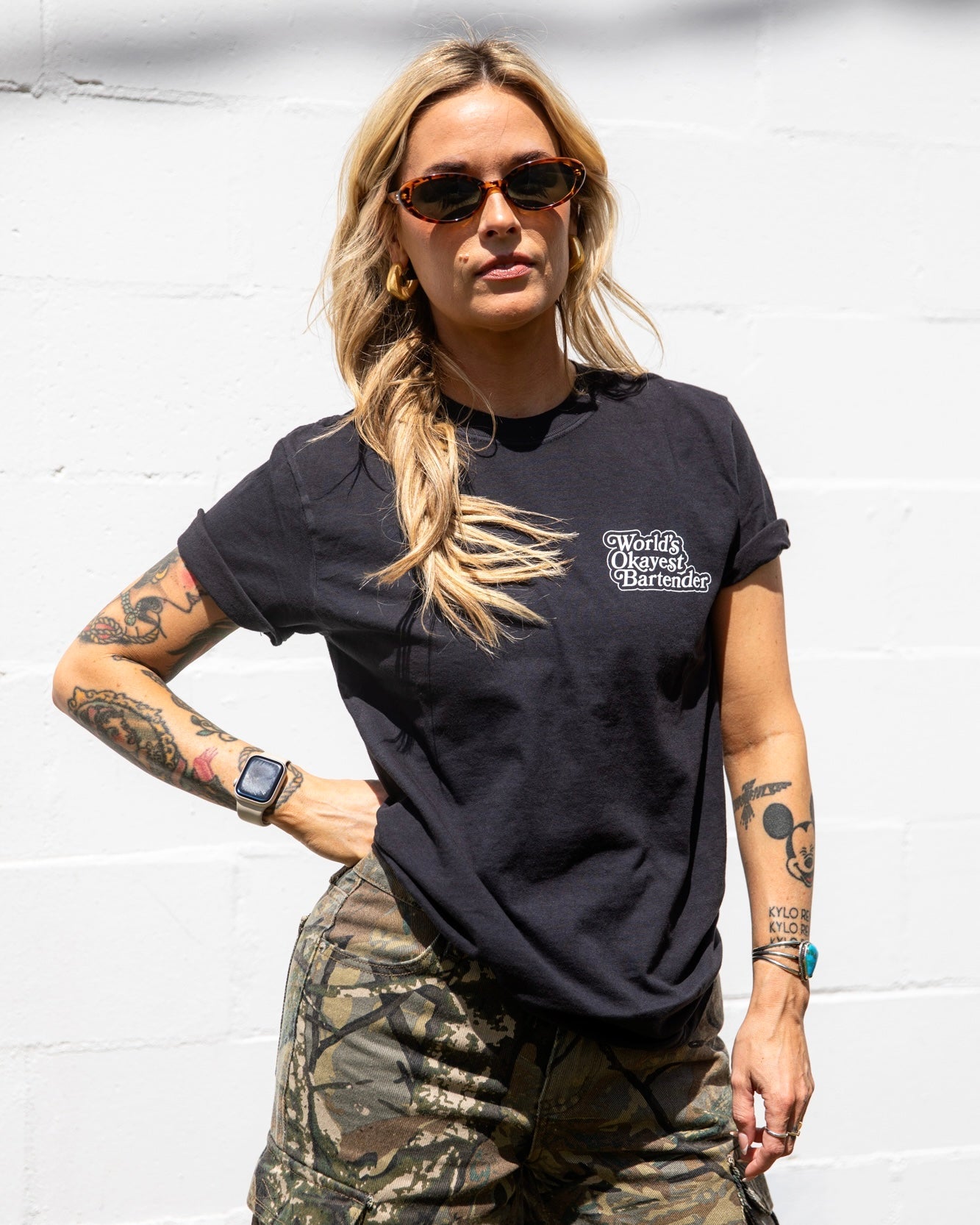 World's Okayest Bartender T-Shirt