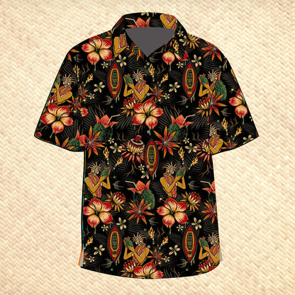 Jeff Granito's 'Doggone Tropics' Modern Fit Button-Up Shirt - Unisex - Ready to Ship! (FREE SHIPPING in U.S.)