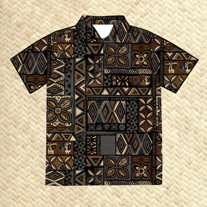 Jeff Granito's 'Distant Drums Haleakalā' Men's Performance Golf Polo - Ready to Ship! - Shipping Included!