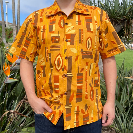 Jeff Granito's 'Rum Trader' - Classic Aloha Button-Up Shirt - Unisex - Ready-To-Ship!