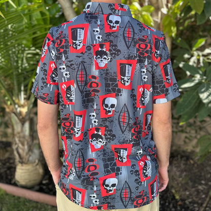 Jeff Granito's 'Monster Mashup' Men's Performance Golf Polo - Ready to Ship! (FREE SHIPPING in U.S.)
