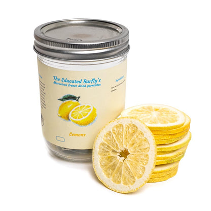 Freeze Dried Lemon Wheel Garnish