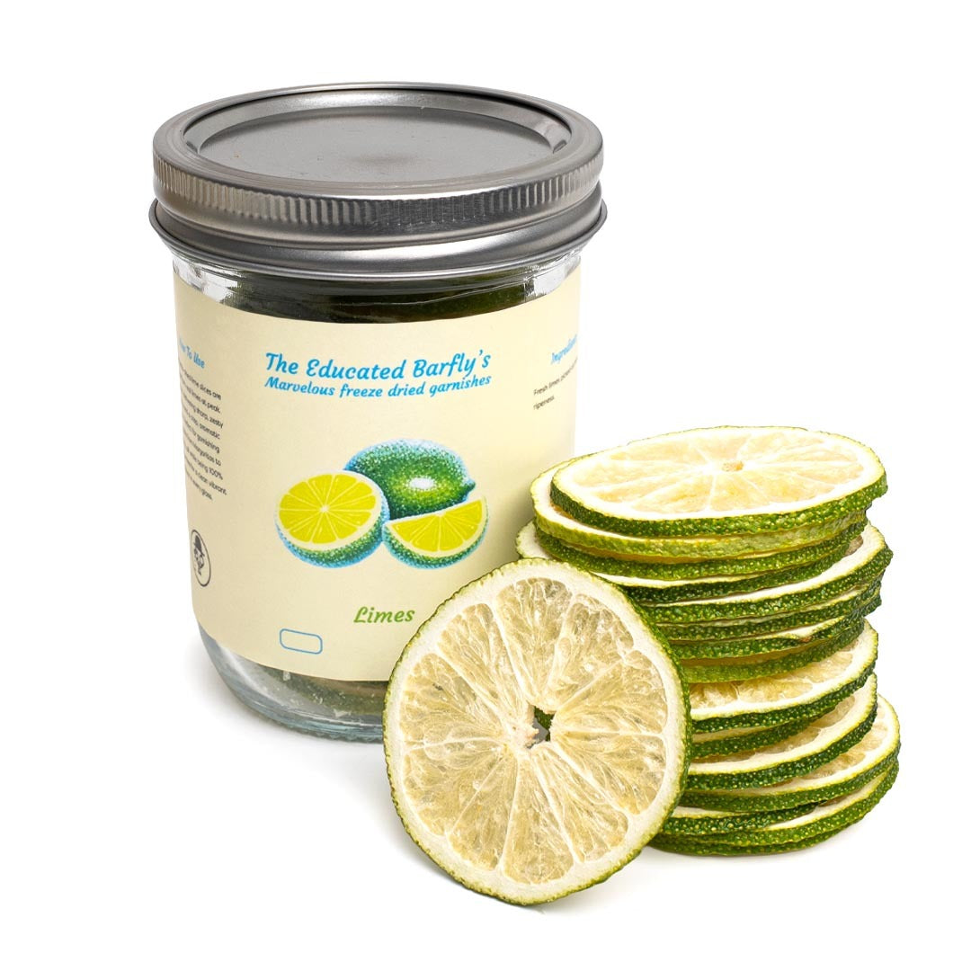 Freeze Dried Lime Wheel Garnish