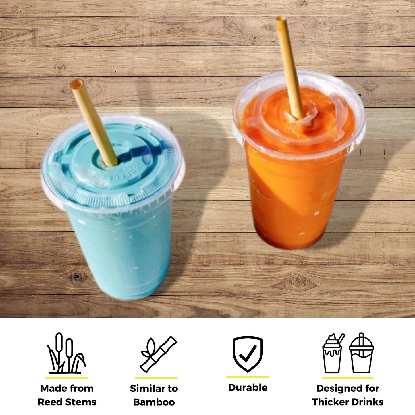 7.9" Jumbo Reed Straws