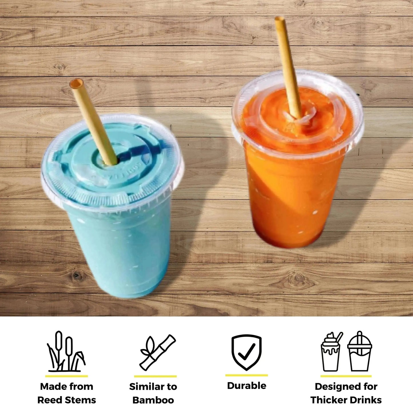 5.5" Jumbo Reed Straws