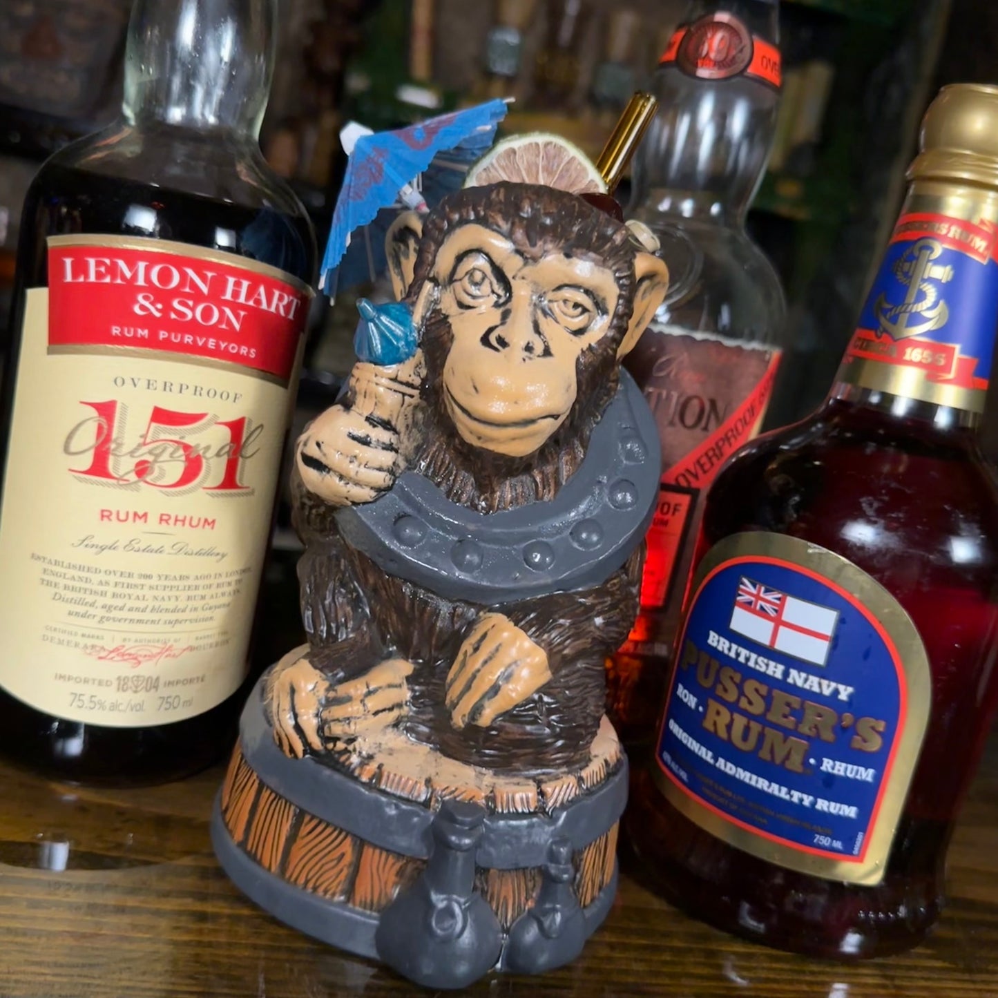 Doug Horne's Booze Chimp Tiki Mug, sculpted by Thor - Ready to Ship! (FREE SHIPPING in U.S.)