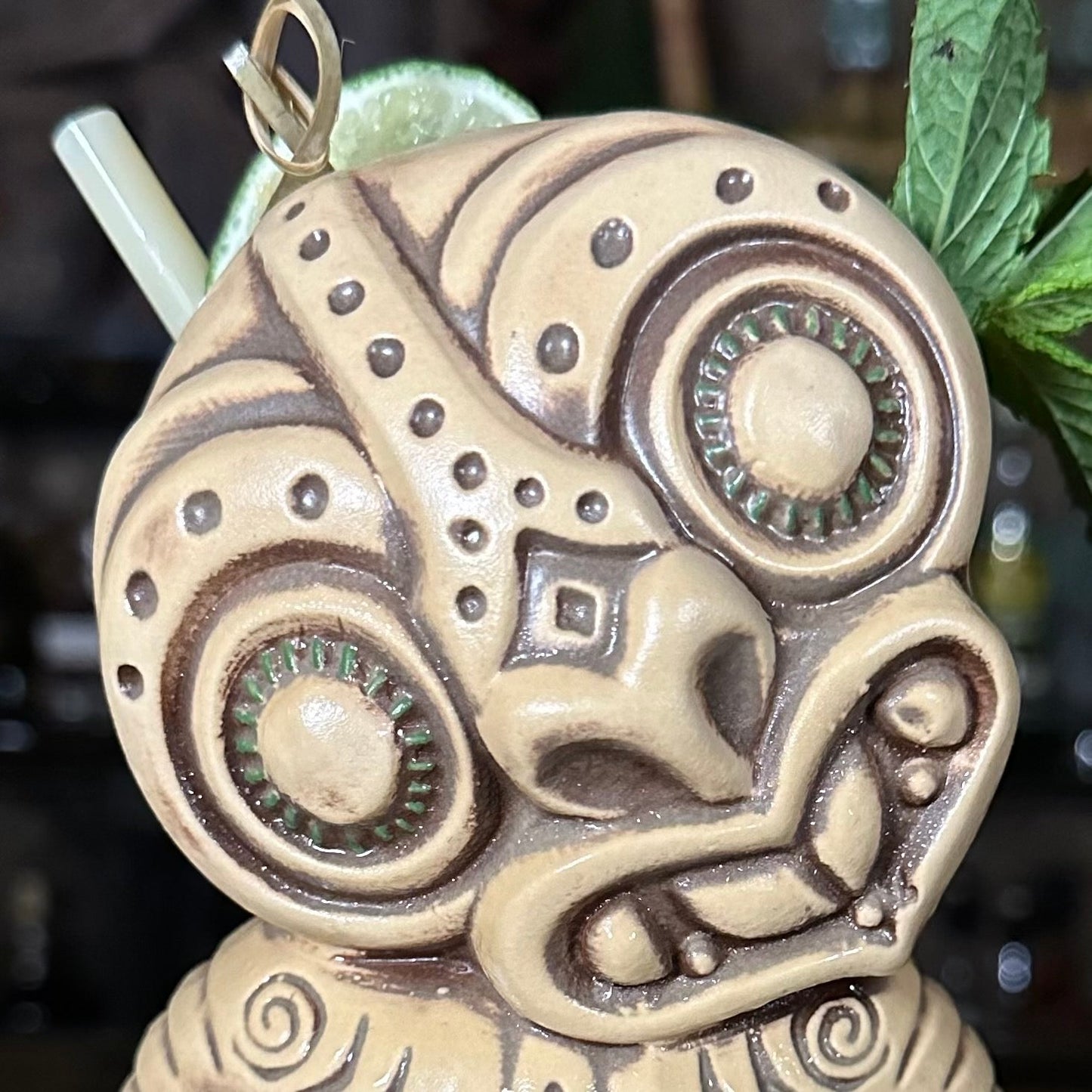 Treasure Tiki Mug, designed and sculpted by Thor - Ready to Ship! (FREE SHIPPING in U.S.)