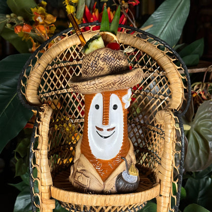 Bob the Beachcomber Tiki Mug, sculpt by Thor - Ready to Ship! (FREE SHIPPING in U.S.)