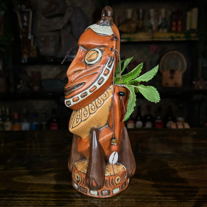 Danielle Mann's "Headhunter Trophy" - Ceramic Tiki Mug - Ready to Ship! (FREE Shipping in U.S.)