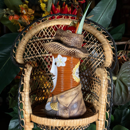 Bob the Beachcomber Tiki Mug, sculpt by Thor - Ready to Ship! (FREE SHIPPING in U.S.)