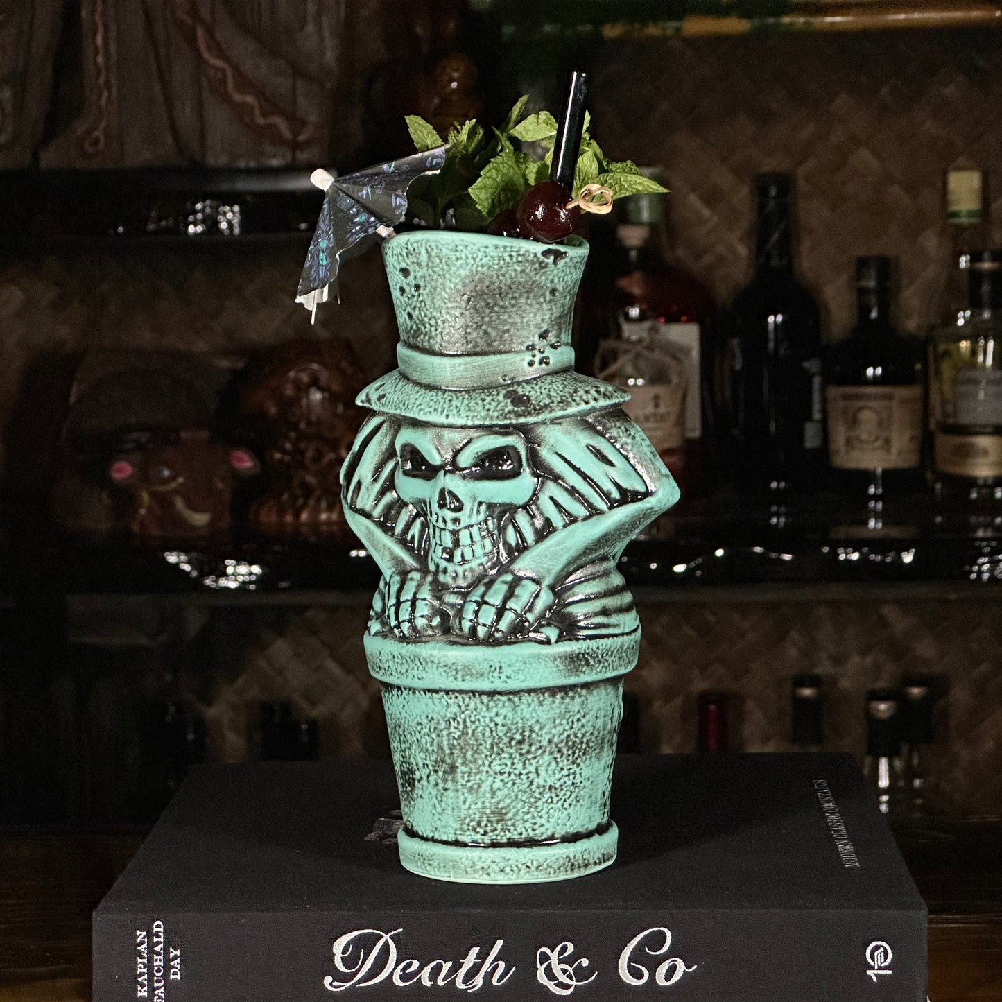 Thor's Haunted Hatbox Tiki Mug - Ready to Ship! (FREE SHIPPING in U.S.)