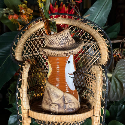 Bob the Beachcomber Tiki Mug, sculpt by Thor - Ready to Ship! (FREE SHIPPING in U.S.)