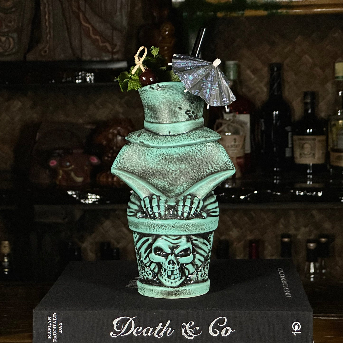 Thor's Haunted Hatbox Tiki Mug - Ready to Ship! (FREE SHIPPING in U.S.)